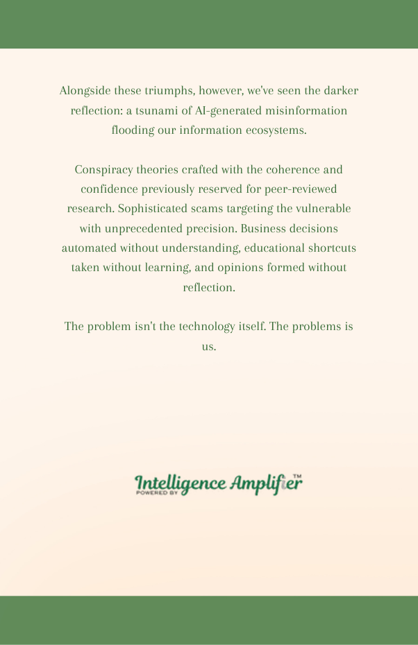 The Alarming Rise of Stupidity Amplified back cover